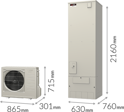 納期目安1ヶ月】 三菱エコキュート 460L 給湯専用 Aシリーズ 角 納期目安1ヶ月】 三菱エコキュート 460L 給湯専用 Aシリーズ 角