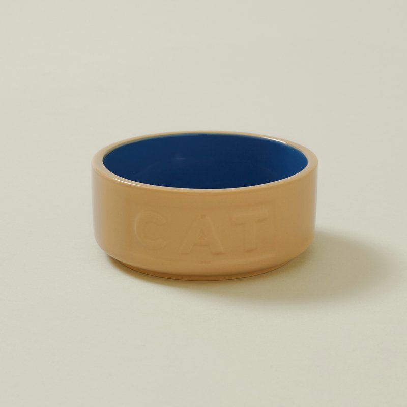 フードボウルMASON CASH Cane Cat Bowl（BLUE） - we dog & cat home furnishing