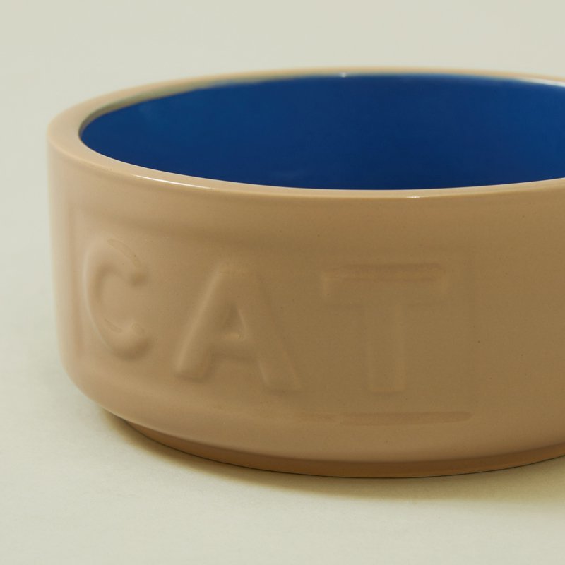 フードボウルMASON CASH Cane Cat Bowl（BLUE） - we dog & cat home furnishing