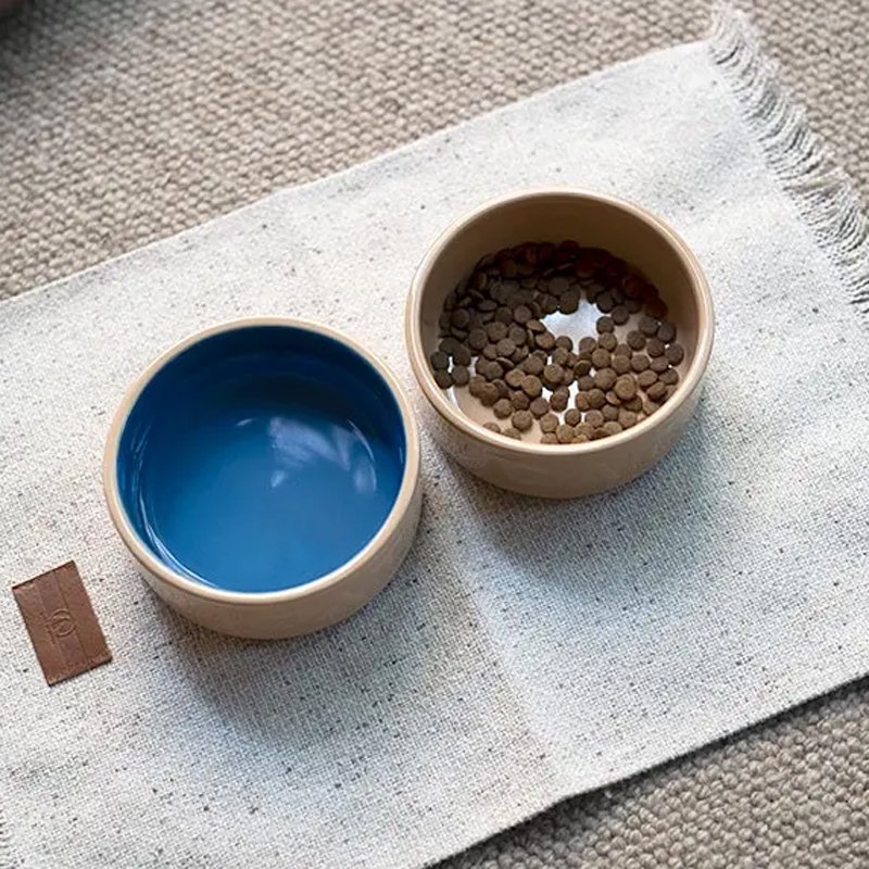 フードボウルMASON CASH Cane Cat Bowl（BLUE） - we dog & cat home furnishing