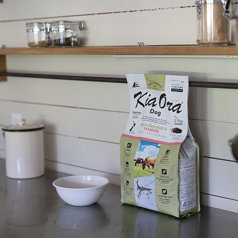 KiaOra DOG｜グラスフェッドビーフ＆サーモン - we dog & cat
