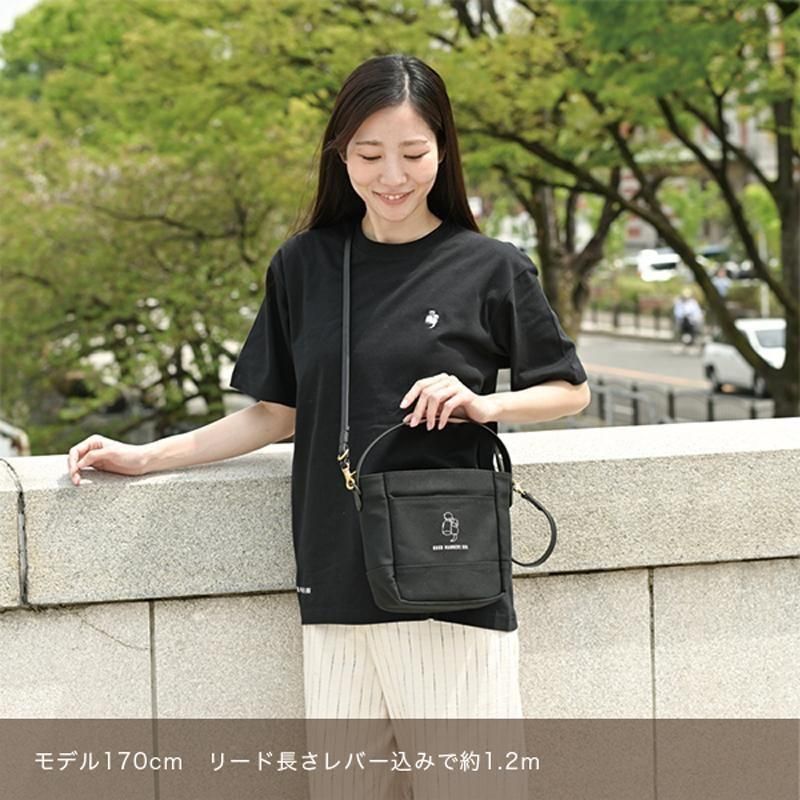 オールブラック ワンちゃんお散歩シバッグ (内ポケ付) WSB-10