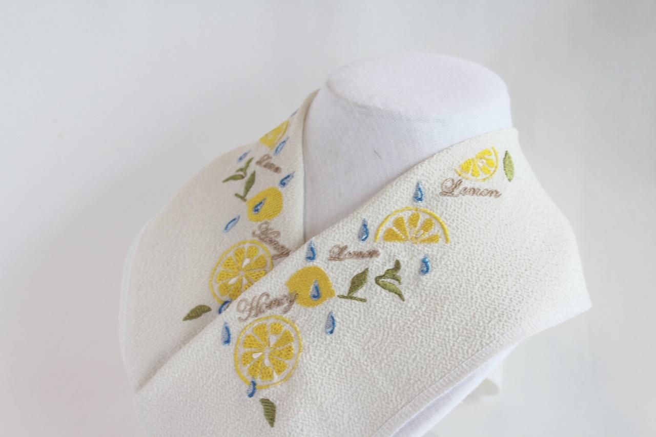 オリジナル機械刺繍半襟,刺繍,はんえり,着物 オリジナル機械刺繍半襟,刺繍,はんえり,着物