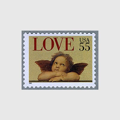 アメリカ 1995年LOVE 天使55c - 日本切手・外国切手の販売・趣味の切手 