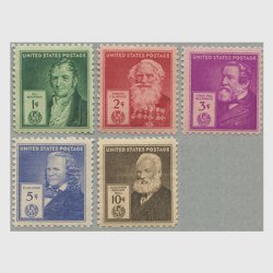アメリカ 1940年偉人切手（7）発明家5種