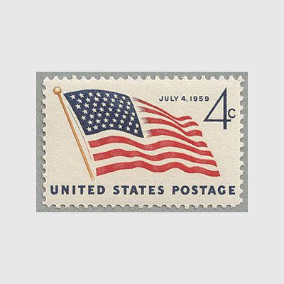 アメリカ 1959年星条旗 49星 日本切手 外国切手の販売 趣味の切手専門店マルメイト