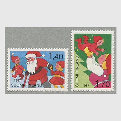 フィンランド 1987年クリスマス2種 - 日本切手・外国切手の販売・趣味 