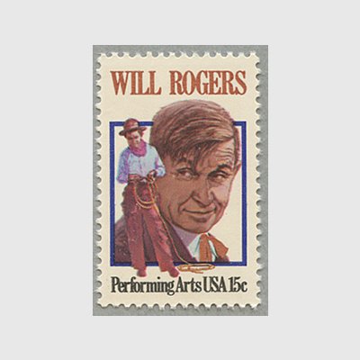 アメリカ 1979年俳優W.ロジャーズ - 日本切手・外国切手の販売・趣味の 
