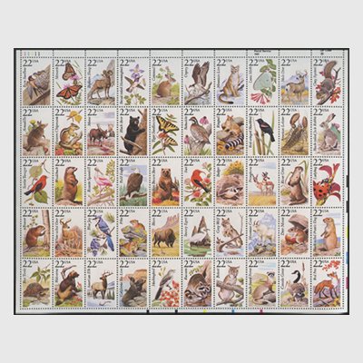 アメリカ 1987年野生動物50種 - 日本切手・外国切手の販売・趣味の切手専門店マルメイト