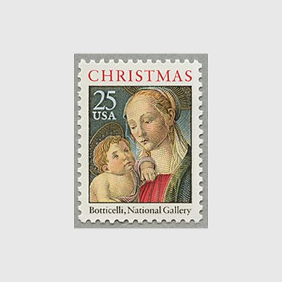 アメリカ 1988年クリスマス 聖母子 - 日本切手・外国切手の販売・趣味の切手専門店マルメイト