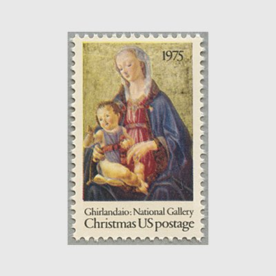 アメリカ 1975年クリスマス 聖母子 - 日本切手・外国切手の販売・趣味の切手専門店マルメイト