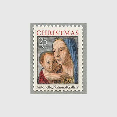 アメリカ 1990年クリスマス 聖母子 - 日本切手・外国切手の販売・趣味の切手専門店マルメイト