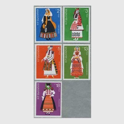 ブルガリア 1975年民族衣装5種 日本切手 外国切手の販売 趣味の切手専門店マルメイト