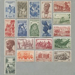 仏領赤道アフリカ 1937年航空切手8種 - 日本切手・外国切手の販売 