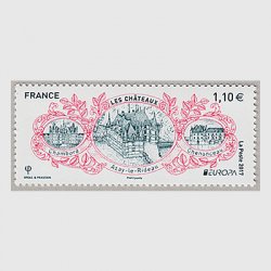 フランス 2017年ヨーロッパ切手「城」