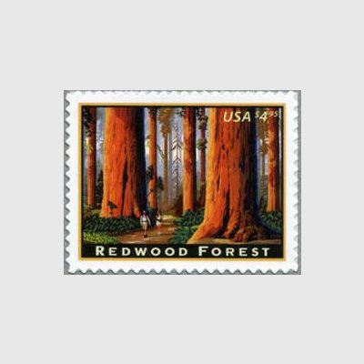 アメリカ 09年レッドウッドフォレスト優先切手 日本切手 外国切手の販売 趣味の切手専門店マルメイト