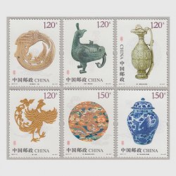 中国 2017年鳳(文物)6種