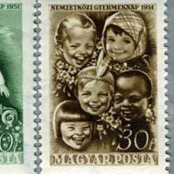 ハンガリー 1951年国際子供の日5種 - 日本切手・外国切手の販売・趣味