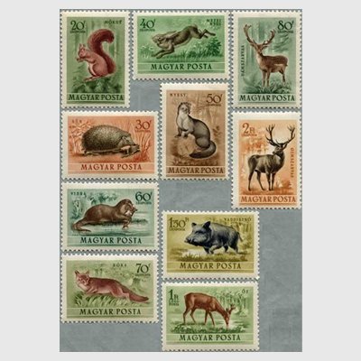 ハンガリー 1953年動物10種 - 日本切手・外国切手の販売・趣味の切手