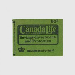 イギリス 糸とじ切手帳「'73 Canada Life」