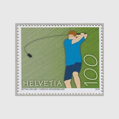 22L A №18 スイス切手 エッセイ 1901年 計7種 OH 1種(12 緑色