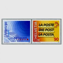 スイス 1998年スイス郵政とスイス通信分離2種