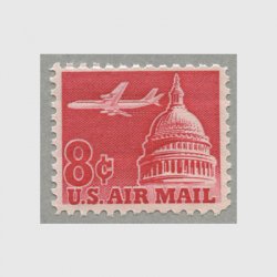 アメリカ 1962年航空切手 8c