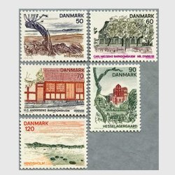 デンマーク 1974年風景5種