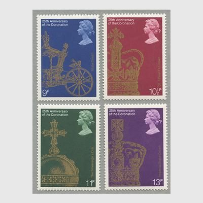 4050　外国切手　イギリス　1978年　エリザベス 女王即位25周年 記念 4050外国切手イギリス1978年エリザベス 女王即位25周年 記念