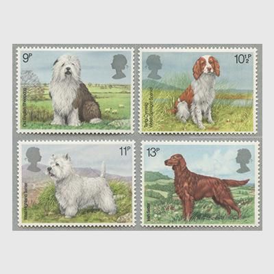 イギリス 1979年イギリスの犬4種 日本切手 外国切手の販売 趣味の切手専門店マルメイト