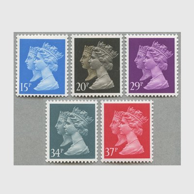 イギリス 1990年ペニーブラック発行150年5種 - 日本切手・外国切手 