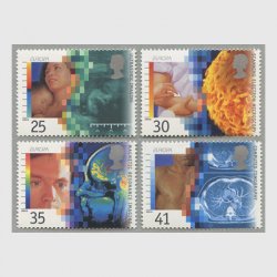イギリス 1994年ヨーロッパ切手・医学の発見４種