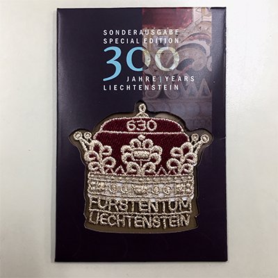 リヒテンシュタイン 2019年建国300年「刺繍切手王冠」 - 日本切手 ...