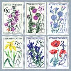 427 使用済み 海外切手 チェコスロバキア 花 - 使用済切手/官製はがき