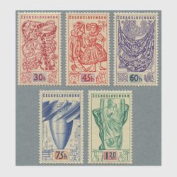チェコスロバキア 1958年ブリュッセル万国博覧会５種