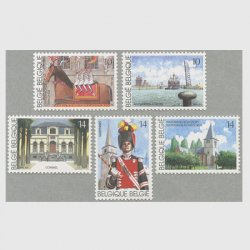 ベルギー 1990年観光切手５種