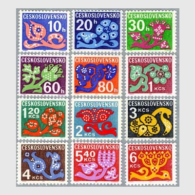 チェコスロバキア 1971年花デザイン12種 - 日本切手・外国切手の販売