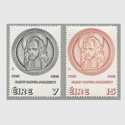 アイルランド 1975年初代大主教聖Oliver Plunkett２種 - 日本切手・外国切手の販売・趣味の切手専門店マルメイト