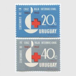 ウルグアイ 1964年赤十字2種