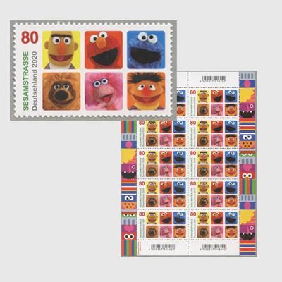 ドイツ 2020年セサミストリート - 趣味の切手専門店マルメイト | 外国