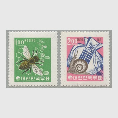 23 A №69 韓国切手 1960-64年 普通 JPS#339-346 児童貯金 計8種完 未