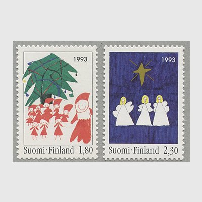 フィンランド 1993年クリスマス２種 - 日本切手・外国切手の販売・趣味
