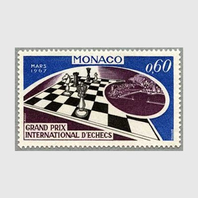 モナコ 1967年国際チェスグランプリ - 日本切手・外国切手の販売・趣味の切手専門店マルメイト