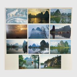 中国 風景はがき 1984年桂林の風景10種・国外用