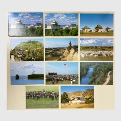 中国 風景はがき 1987年内蒙古の風景10種・国外用