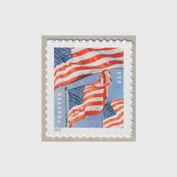 アメリカ 2022年普通切手「国旗」