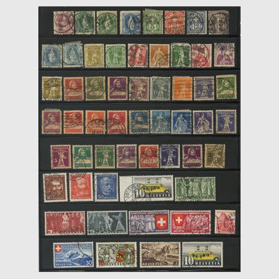 スイス使用済切手 セミクラシック57枚 - 日本切手・外国切手の販売