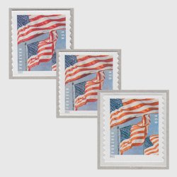 アメリカ 2022年普通切手「国旗」コイル