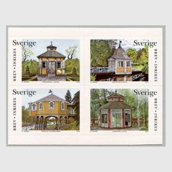 スウェーデン 2003年ガーデンパビリオン４種連刷