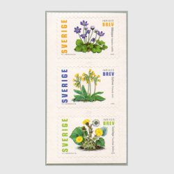 スウェーデン 2003年野花３種連刷